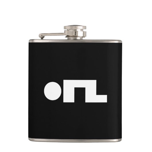 ORZ Emoticon Kaomoji Emoji Heupfles (Voorkant)