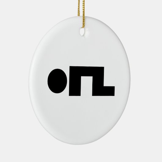 ORZ Emoticon Kaomoji Emoji Keramisch Ornament (Rechts)