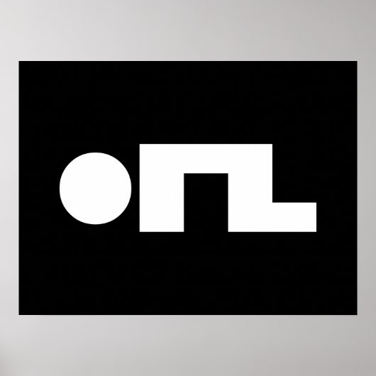 ORZ Emoticon Kaomoji Emoji Poster (Voorkant)