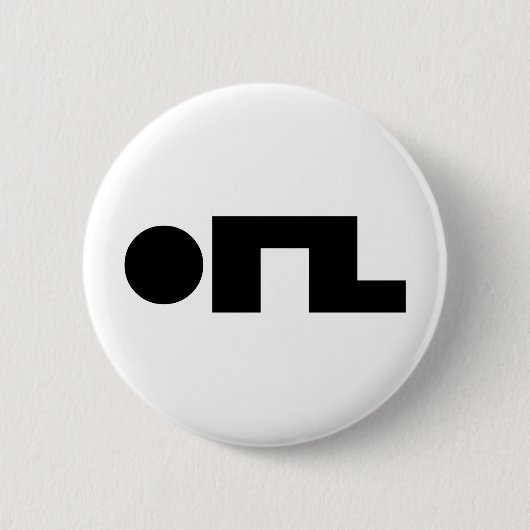 ORZ Emoticon Kaomoji Emoji Ronde Button 5,7 Cm (Voorkant)