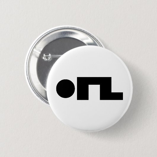 ORZ Emoticon Kaomoji Emoji Ronde Button 5,7 Cm (Voorkant /achterkant)