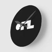 ORZ Emoticon Kaomoji Emoji Ronde Klok (Hoek)