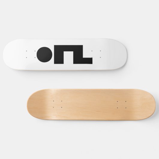 ORZ Emoticon Kaomoji Emoji Skateboard (Horizontaal)