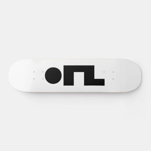 ORZ Emoticon Kaomoji Emoji Skateboard (Horizontaal)