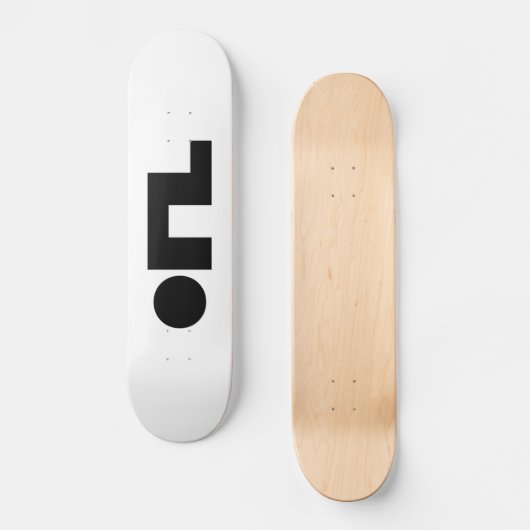 ORZ Emoticon Kaomoji Emoji Skateboard (Voorkant)
