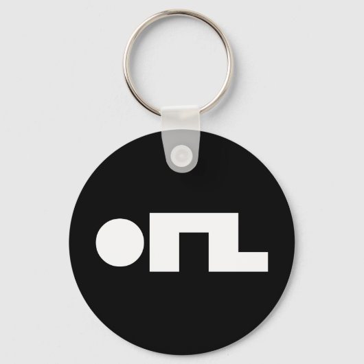 ORZ Emoticon Kaomoji Emoji Sleutelhanger (Voorkant)