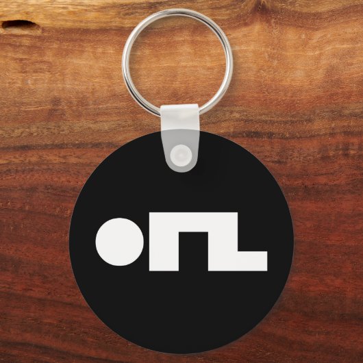 ORZ Emoticon Kaomoji Emoji Sleutelhanger (Voorkant)