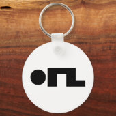 ORZ Emoticon Kaomoji Emoji Sleutelhanger (Voorkant)