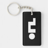 ORZ Emoticon Kaomoji Emoji Sleutelhanger (Voorkant)