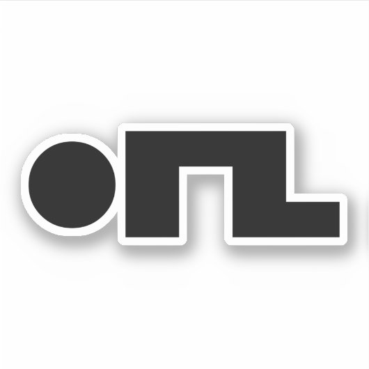 ORZ Emoticon Kaomoji Emoji Sticker (Voorkant)