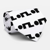 ORZ Emoticon Kaomoji Emoji Stropdas (Opgerold)