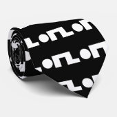 ORZ Emoticon Kaomoji Emoji Stropdas (Opgerold)