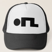 ORZ Emoticon Kaomoji Emoji Trucker Pet (Voorkant)