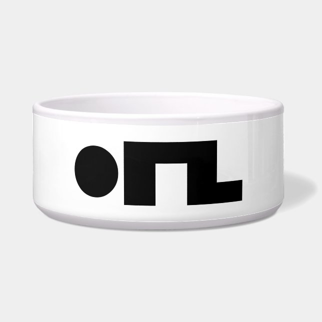 ORZ Emoticon Kaomoji Emoji Voerbakje (Voorkant)