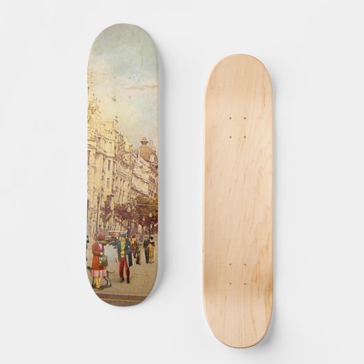 Os Aliados. Poort. 1935 Persoonlijk Skateboard (Voorkant)