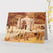 Os Avestruzes de Ponte de Lima / The Ostriches Kaart (Gele Bloem)