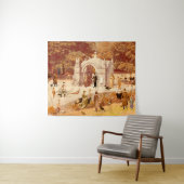  Os Avestruzes de Ponte de Lima Wandkleed (In Situ (horizontaal))