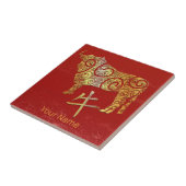 Os Chinese Zodiac Horoscoop sterrenbeeld Tegeltje (Zijkant)