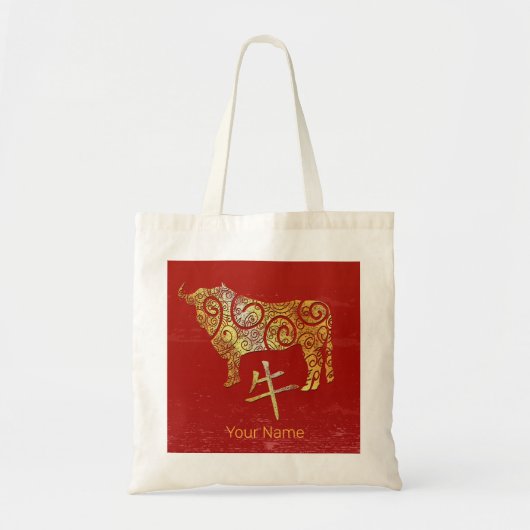 Os Chinese Zodiac Horoscoop sterrenbeeld Tote Bag (Voorkant)