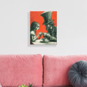 Os Melhores Planos São os que Não Fazem Sentido Canvas Afdruk (Insitu (Woonkamer))