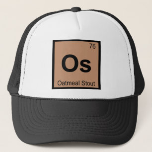 Os - Oatmeel - Uitgebreide bassenchemie Periodieke Trucker Pet