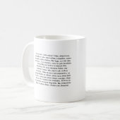 os que amei... koffiemok (Voorkant links)