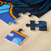 OS Rune Art Puzzel | Angelsaksische Viking Runic ᚩ Legpuzzel (Zijkant)