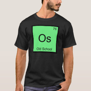 Os - T-shirt met symbool van het scheikundig eleme