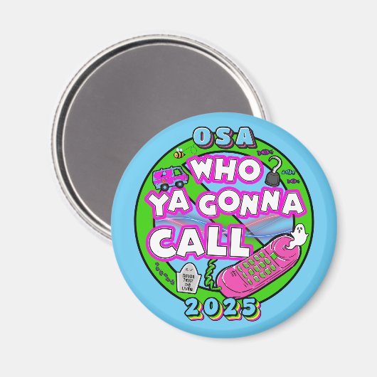 OSA 2025 Logo-magneet Magneet (Voorkant / Achterkant)