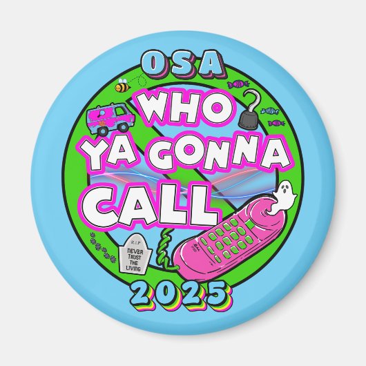 OSA 2025 Logo-magneet Magneet (Voorkant)