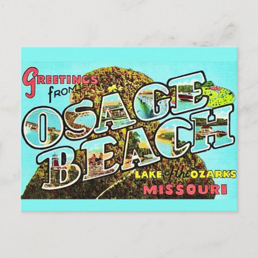 Osage Beach Ansichtkaart Briefkaart (Voorkant)