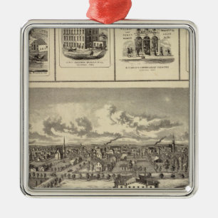 Osage Bldgs, boerderijen, residenties Metalen Ornament