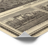 Osage Bldgs, boerderijen, residenties Poster (Hoek)