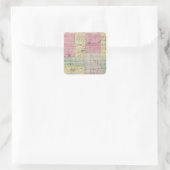 Osage County, Kansas Vierkante Sticker (Tas)