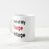 Osage Heritage koffie mok (Voorkant links)