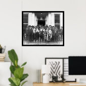 Osage Indian Group White House 1919 Poster (Thuiskantoor)