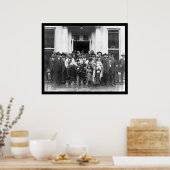 Osage Indian Group White House 1919 Poster (Keuken)
