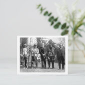 Osage Indians, 1925 Briefkaart (Staand voorkant)