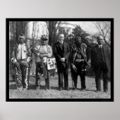 Osage Indians en President Coolidge 1925 Poster (Voorkant)