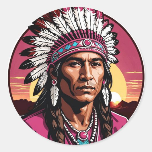 Osage Indians sticker (Voorkant)
