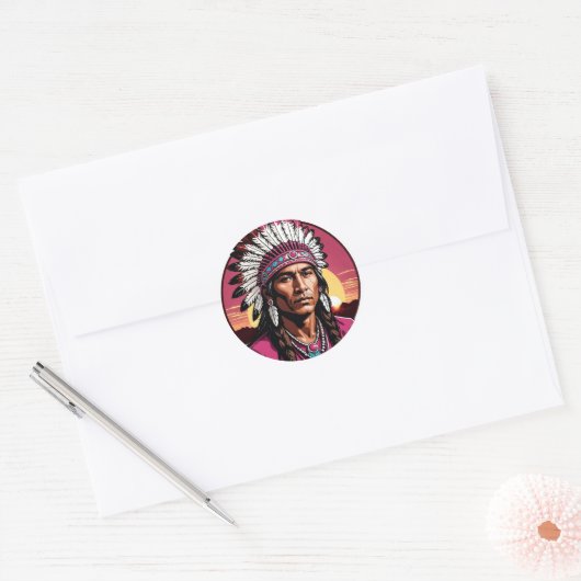 Osage Indians sticker (Envelop)