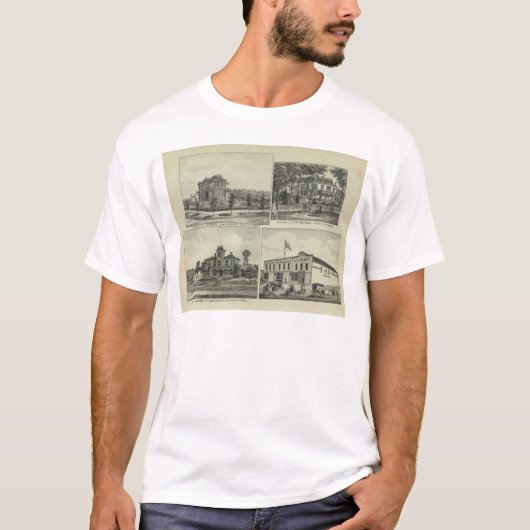 Osage, Mound en Burlington, Kansas T-shirt (Voorkant)