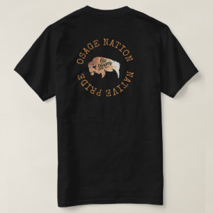 osage natie - amerikaanse indiase beweging t-shirt