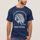 Osage Nation Native American Geïnspireerd Gift T-shirt (Voorkant)