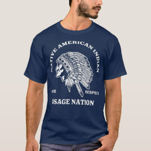 Osage Nation Native American Geïnspireerd Gift T-shirt