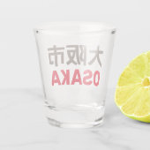 Osaka (大阪市) shot glas (Achterkant)