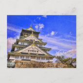 Osaka Castle (Blue sky ver.) Briefkaart (Voorkant)