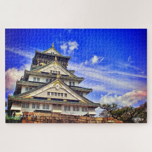 Osaka Castle (Blue sky ver.) [puzzle] Legpuzzel (Horizontaal)
