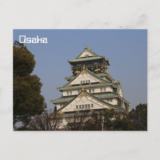 Osaka Castle Briefkaart (Voorkant)