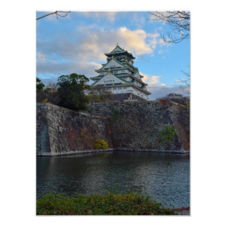 Osaka Castle Dec Foto Afdruk